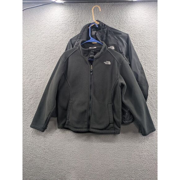 North Face Boys 14/16 Black System Snow Jacket Fleece and Outer Jacket *FLAWS* - Picture 7 of 13